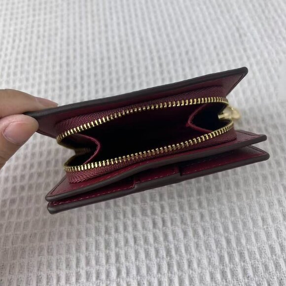 NEW Coach Snap Wallet In Signature Canvas With Dancing Kitten Print - Picture 9 of 9